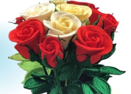 Como Fazer Rosa de Crochê