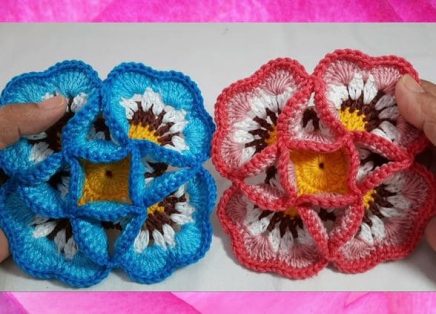 Flor de Crochê Fácil