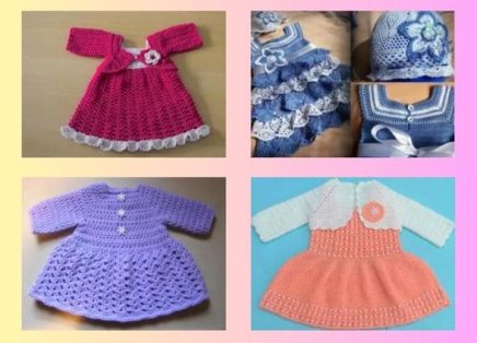 Vestidos de Crochê para Bebê Passo a Passo