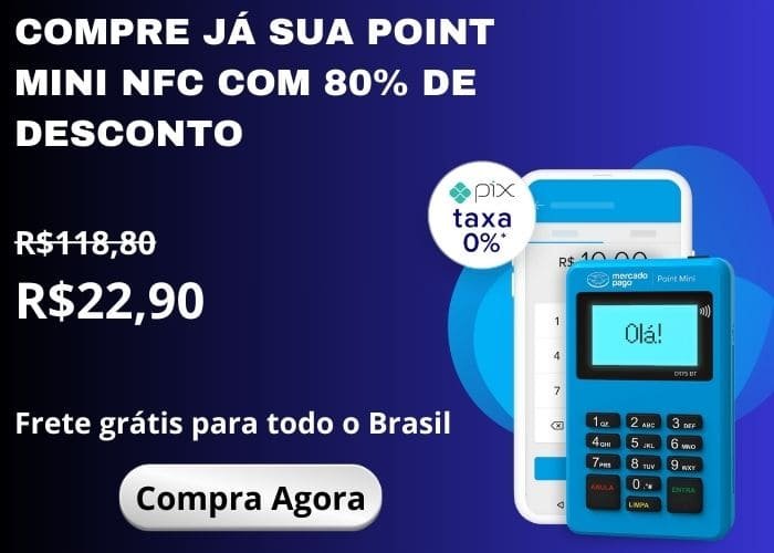 Maquininha- POINT- MINI- NFC 2-promocao