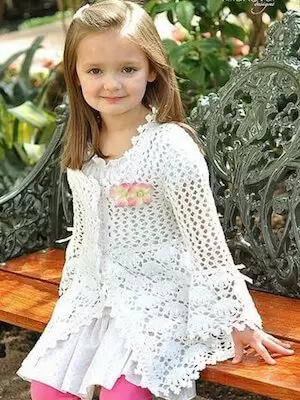 blusa-de-Croche infantil