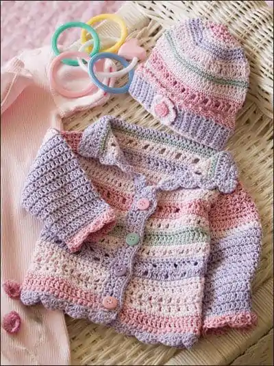 Cardigan de Crochê Infantil Passo a Passo