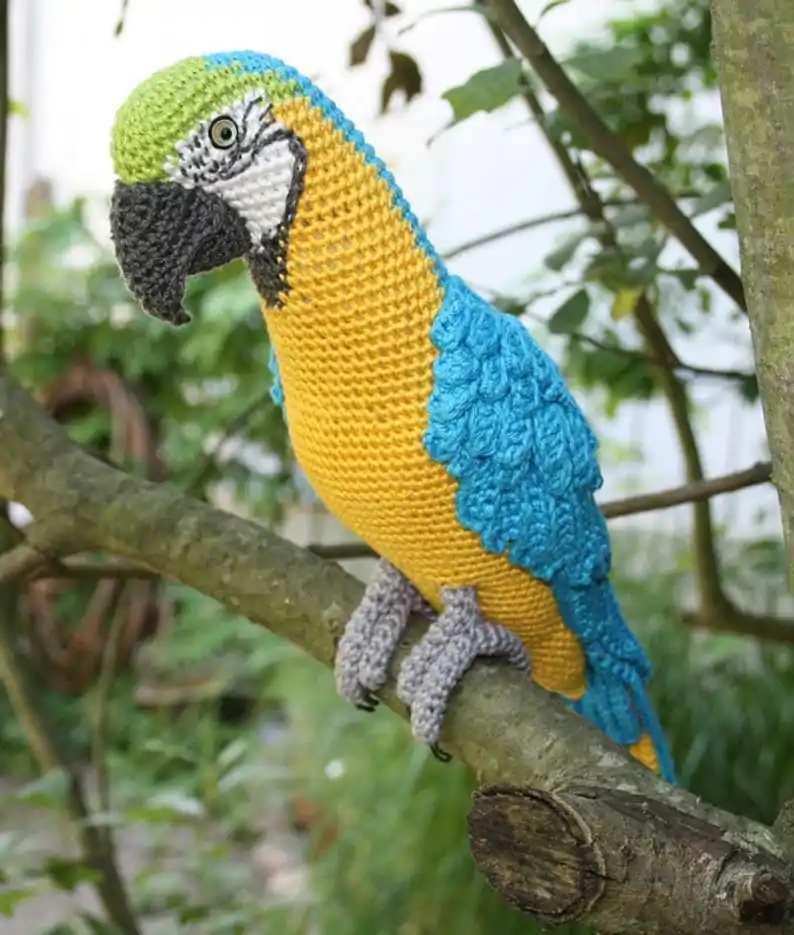 Como-Fazer-Amigurumi-Passo-a-Passo-Papagaio