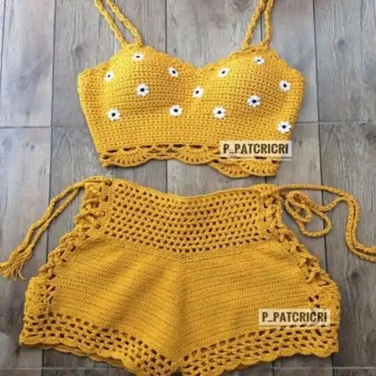 Cropped de Crochê Fácil