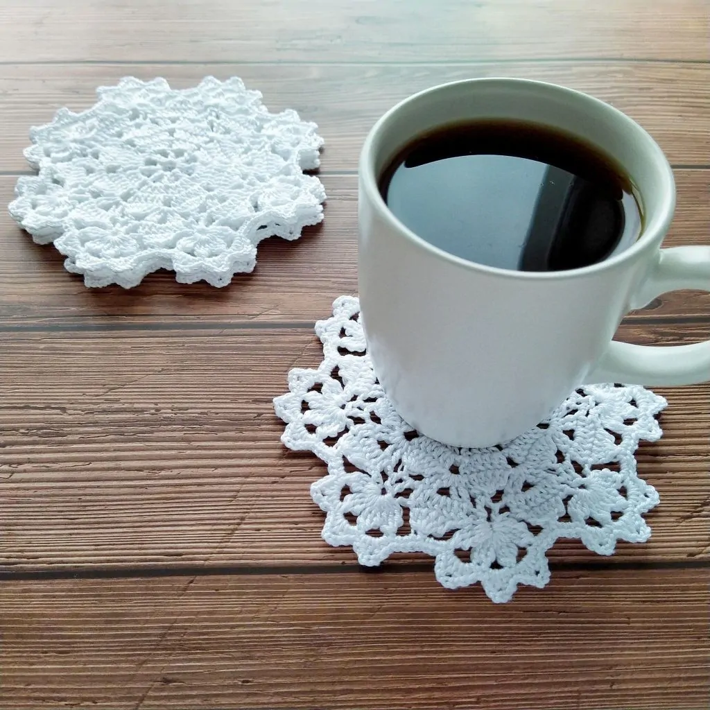 porta copos de croche