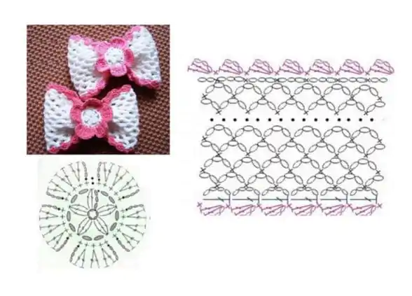 Laços de Crochê Passo a Passo