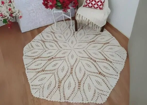 Tapete-de-Croche-Hexagonal