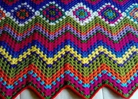 Manta de Crochê de Bebê